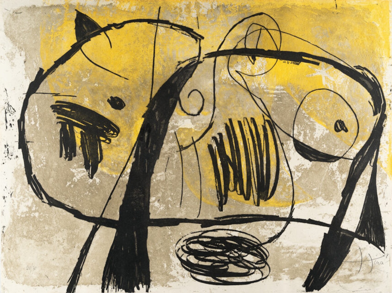 La Commedia dell"Arte V by Joan Miró