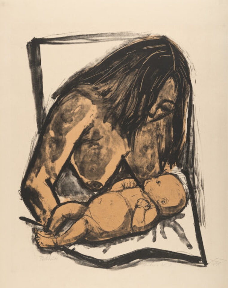 Mother and child by Otto Dix