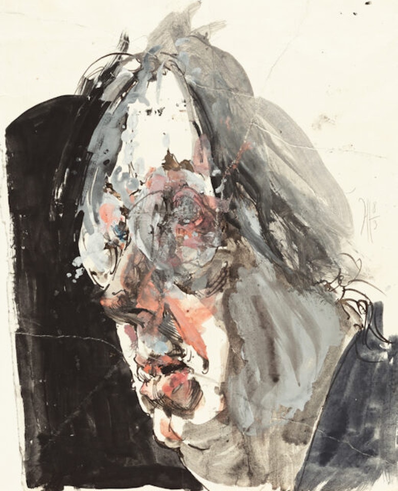 Self-portrait by Horst Janssen