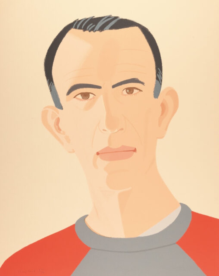 Sweatshirt II (self portrait) by Alex Katz