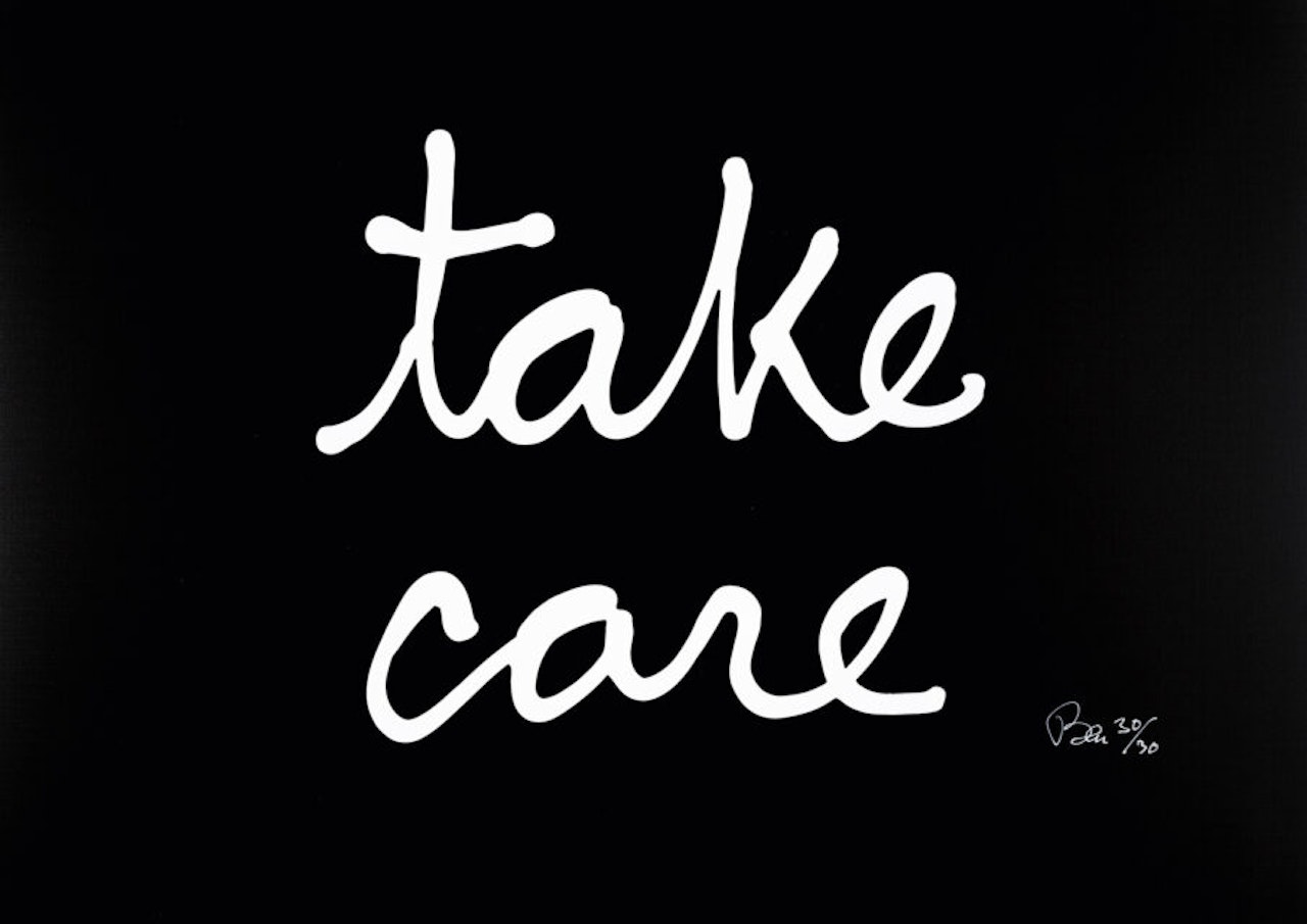Take care by Ben Vautier