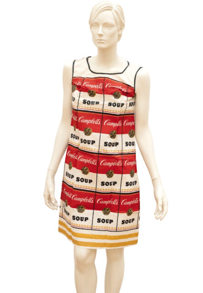 The dinner dress by Andy Warhol