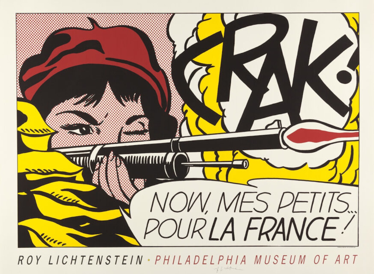 Poster: Crack! by Roy Lichtenstein