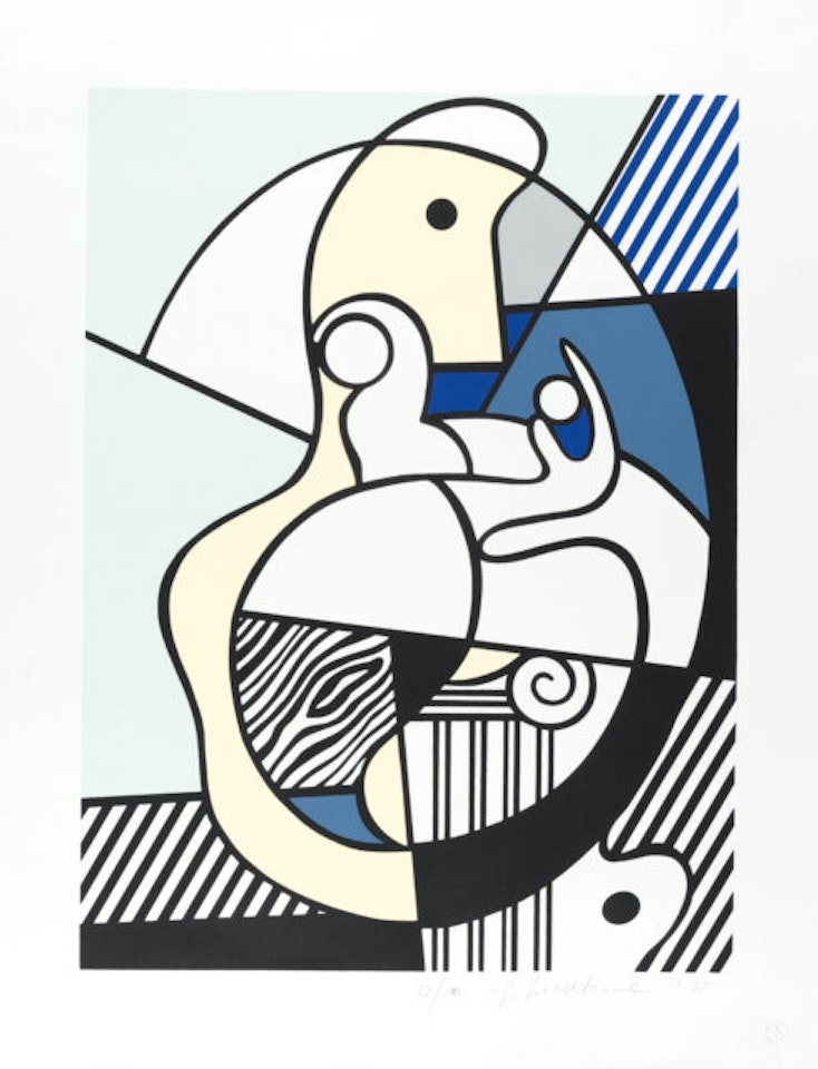 Homage to Max Ernst from: Bonjour Max Ernst by Roy Lichtenstein