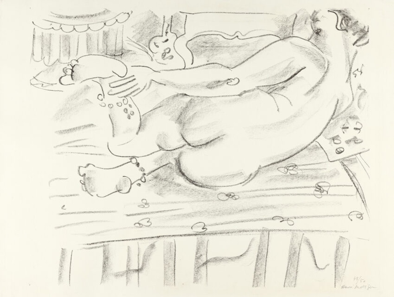 Now couché de dos by Henri Matisse