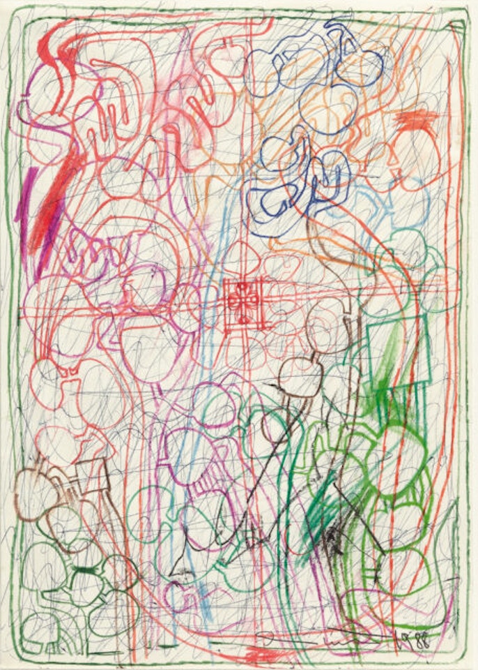 Untitled (The Architecture of the O.M. Theater) by Hermann Nitsch
