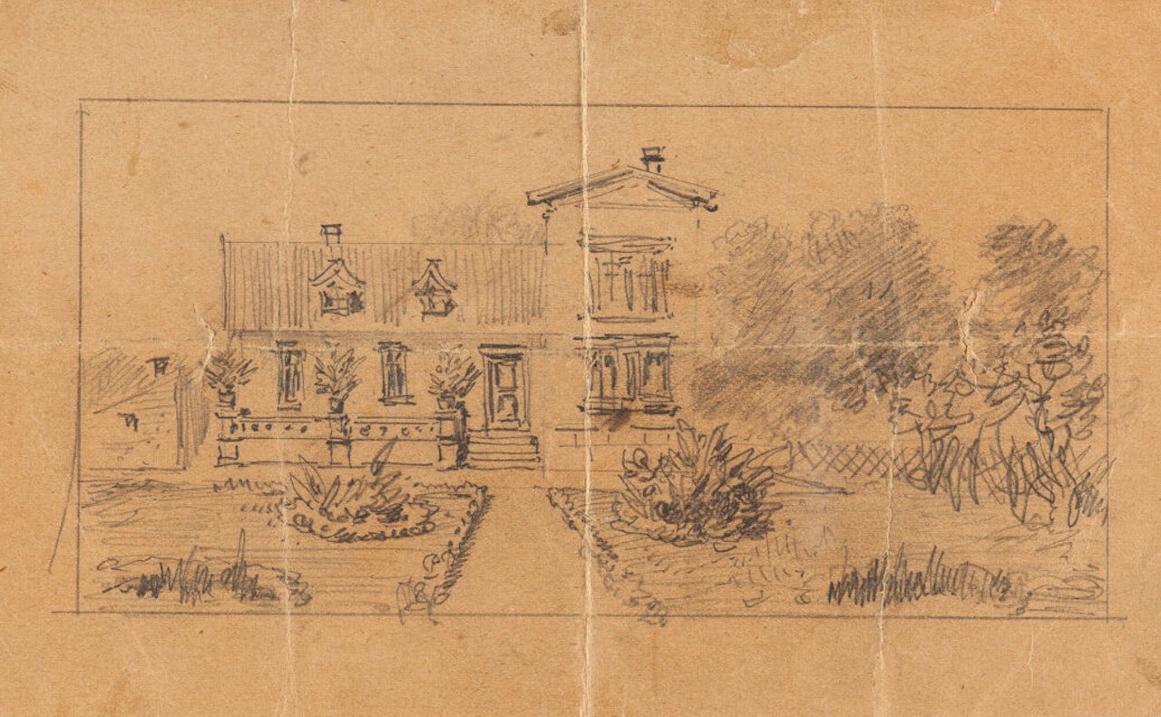 A Country House by Wilhelm Busch