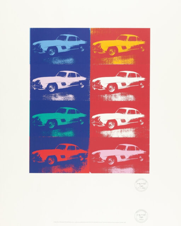 Mercedes-Benz 300 SL Coupé (Gullwing) by After Andy Warhol