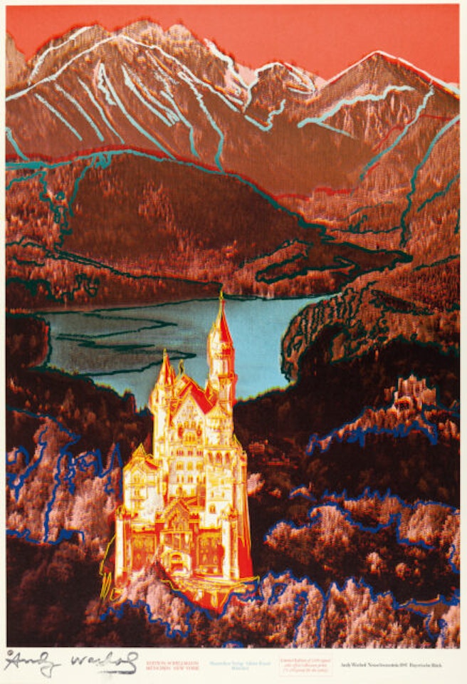 Neuschwanstein Castle (Bavarian Re) by Andy Warhol