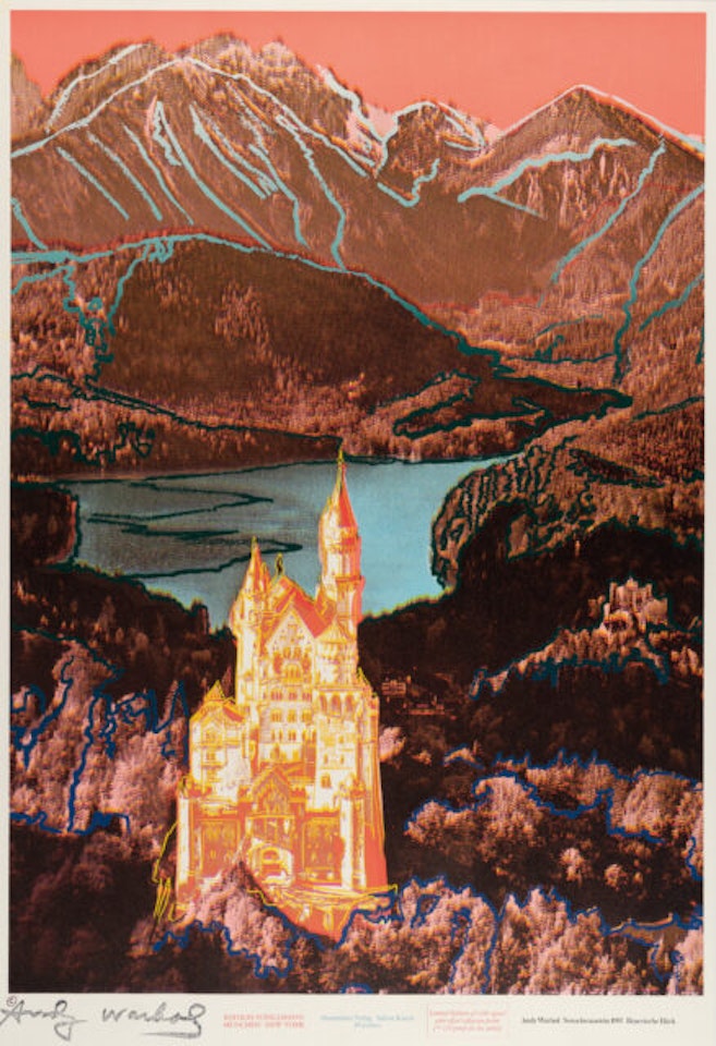 Neuschwanstein Castle (Bavarian Re) by Andy Warhol