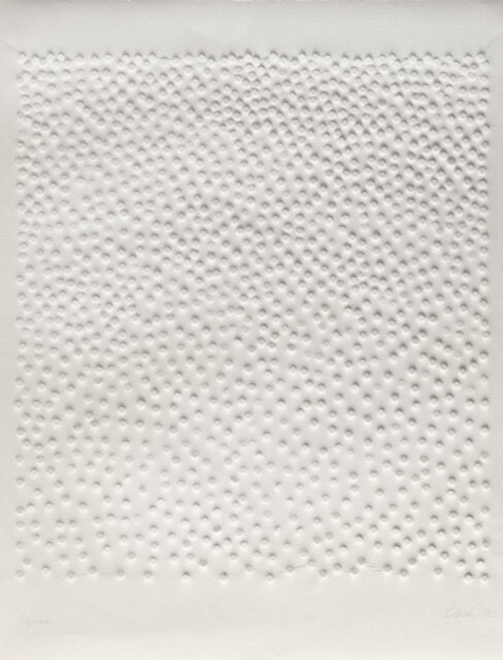 "Snow" by Günther Uecker