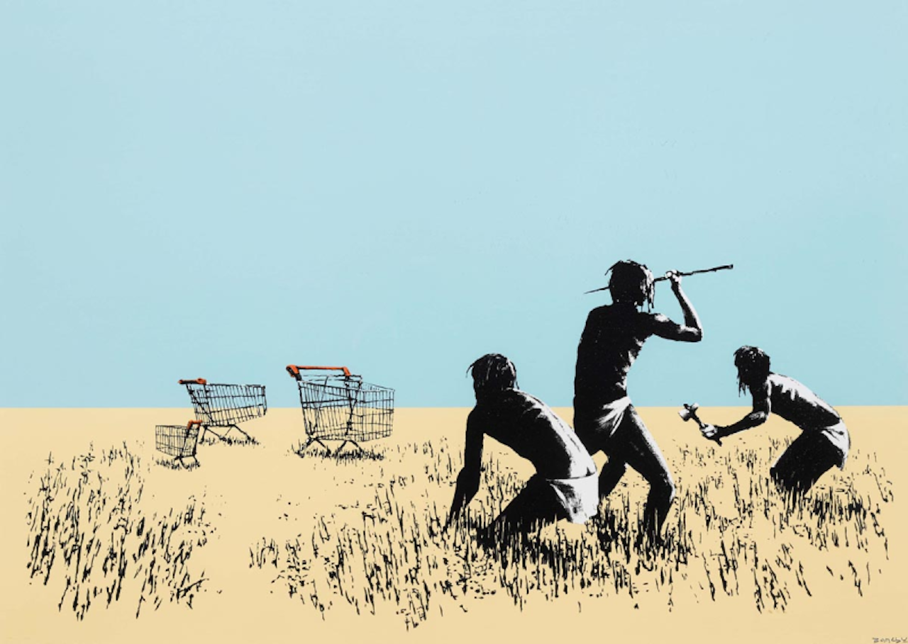 Trolleys by Banksy