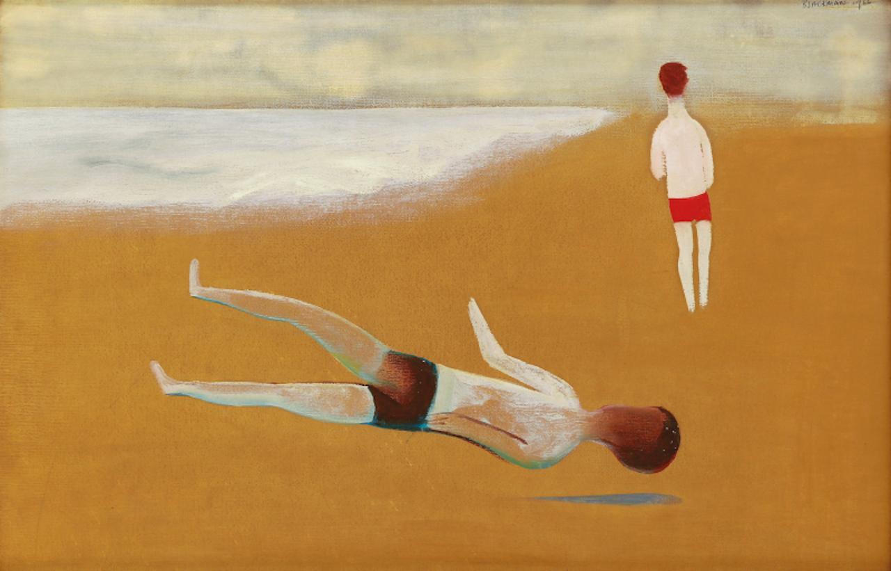 Sea Poem, Boys Levitating by Charles Blackman