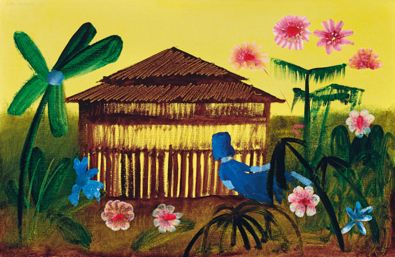 Queensland House and Flowers by Charles Blackman