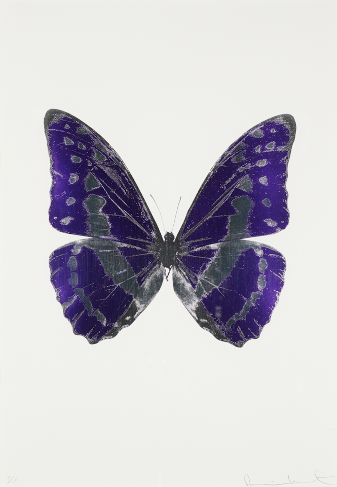 The Souls III - Imperial Purple/Silver Gloss/Silver Gloss by Damien Hirst