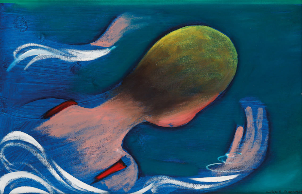 The Swimmer c1969 by Charles Blackman
