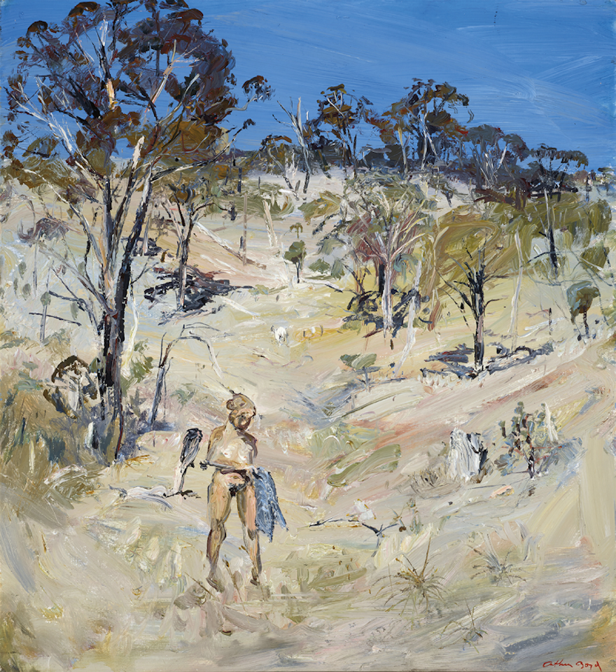 Hillside and Figure by Arthur Merric Bloomfield Boyd