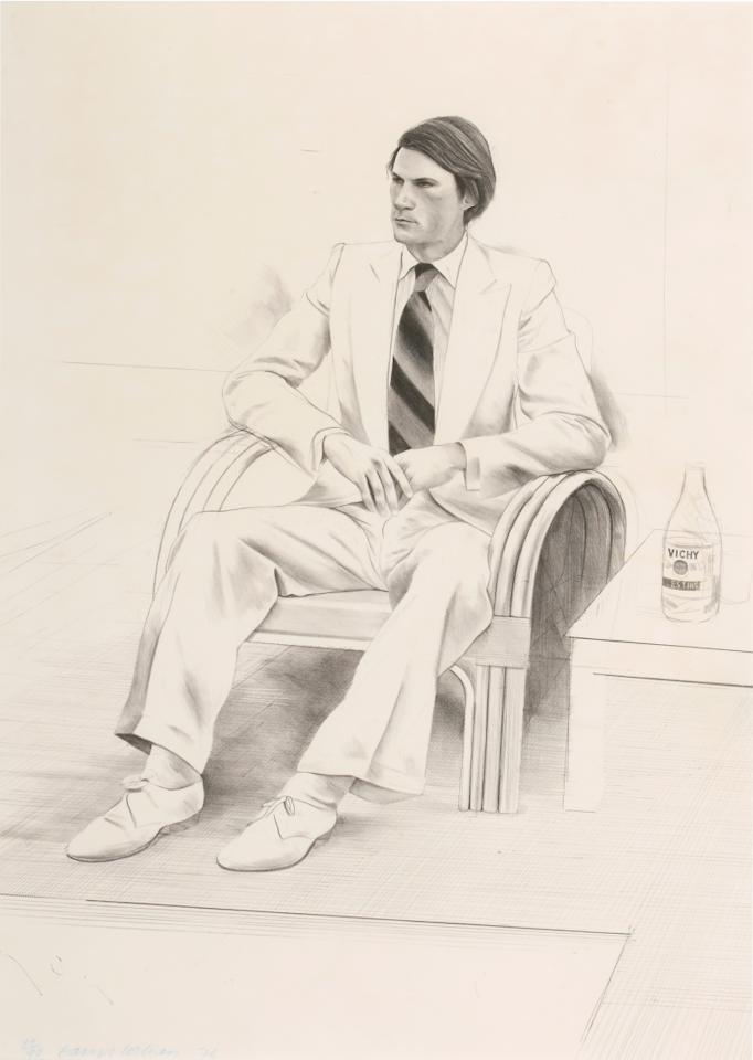 Joe McDonald (from Friends) by David Hockney