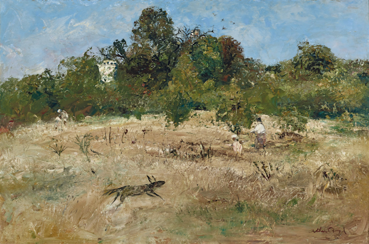 Figures with a Dog by Arthur Merric Bloomfield Boyd