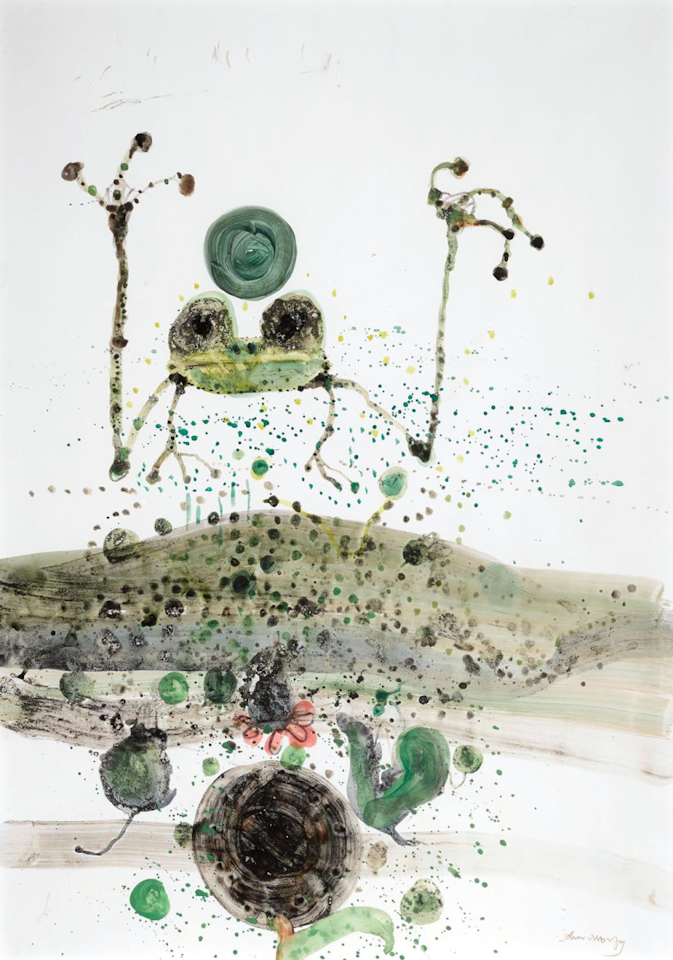 Frog in a Pond by John Olsen