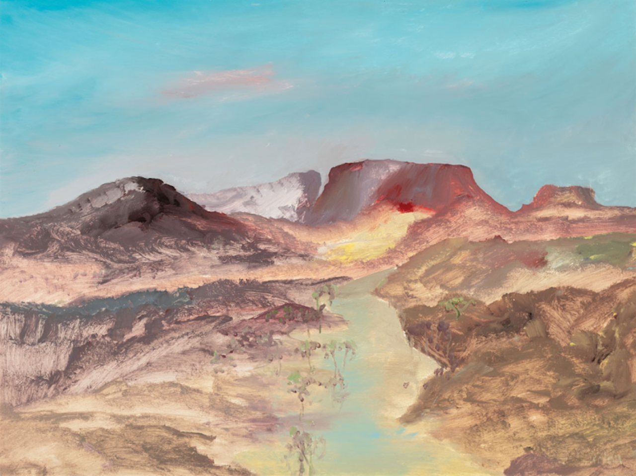 Central Australia by Sidney Nolan