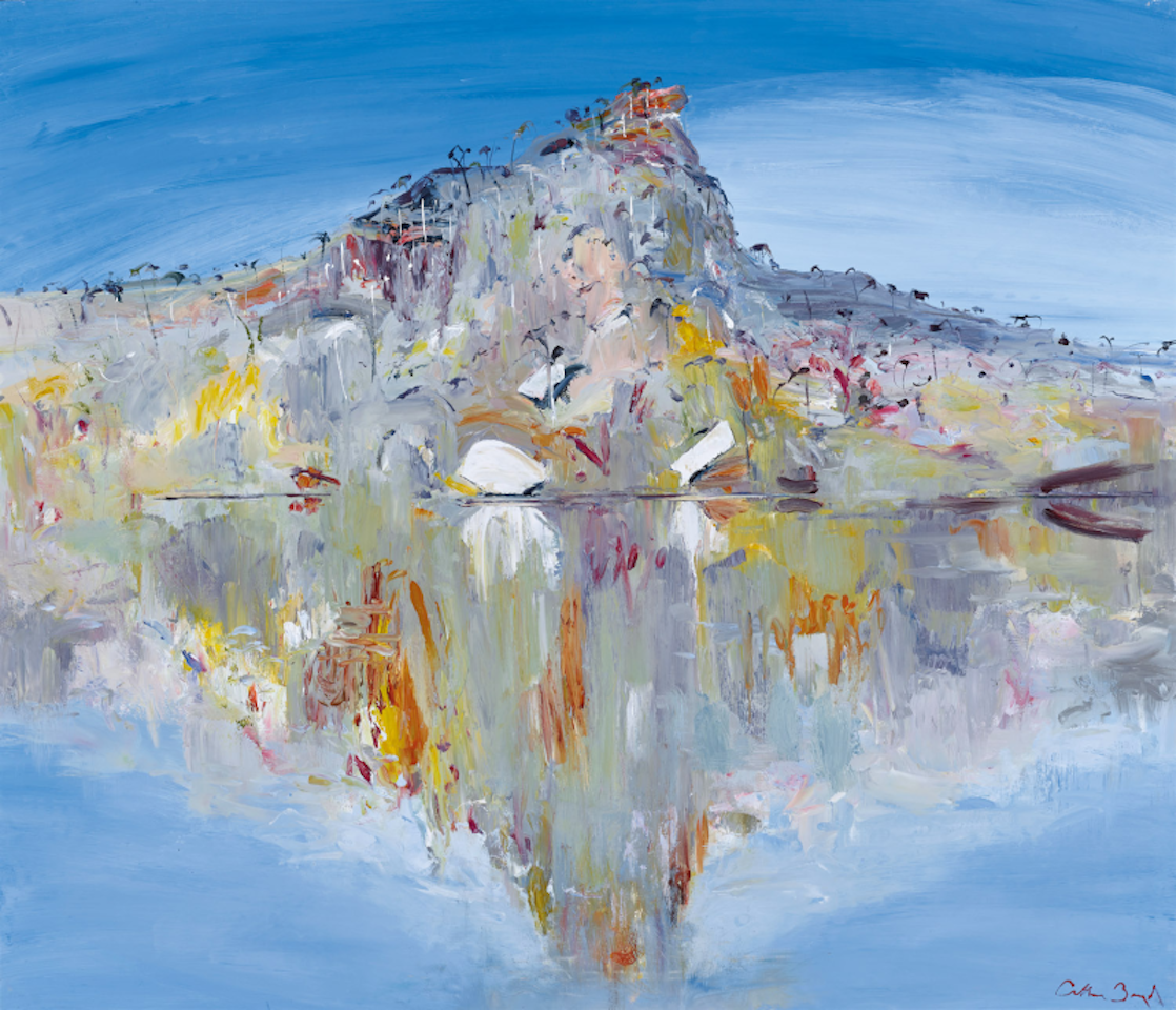 Pulpit Rock with Reflection c1990 by Arthur Merric Bloomfield Boyd