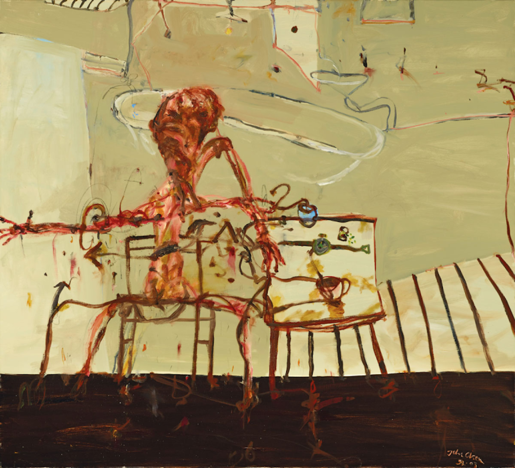 Businessman Getting Ready for Work by John Olsen