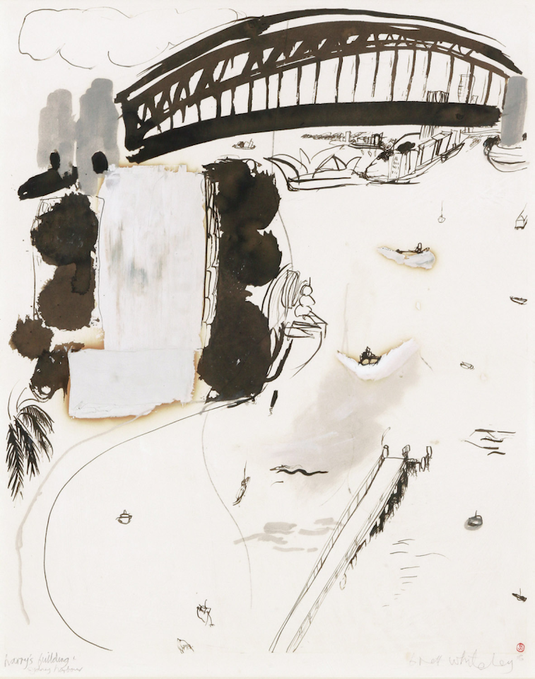 Harry"s Building - Sydney Harbour by Brett Whiteley