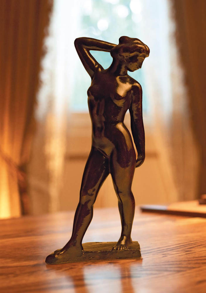 Baigneuse Debout se Coiffant, le Coude Levé by Aristide Maillol