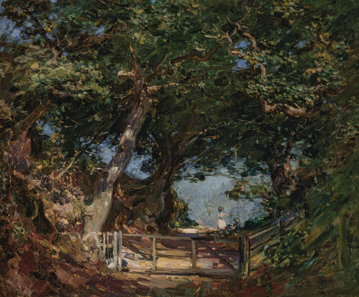 Landscape with Rainbow by Arthur Merric Bloomfield Boyd