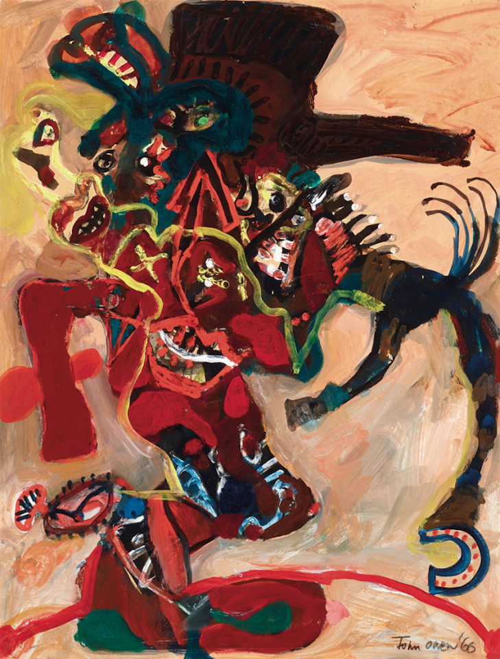 El Hombre de la Mancha by John Olsen