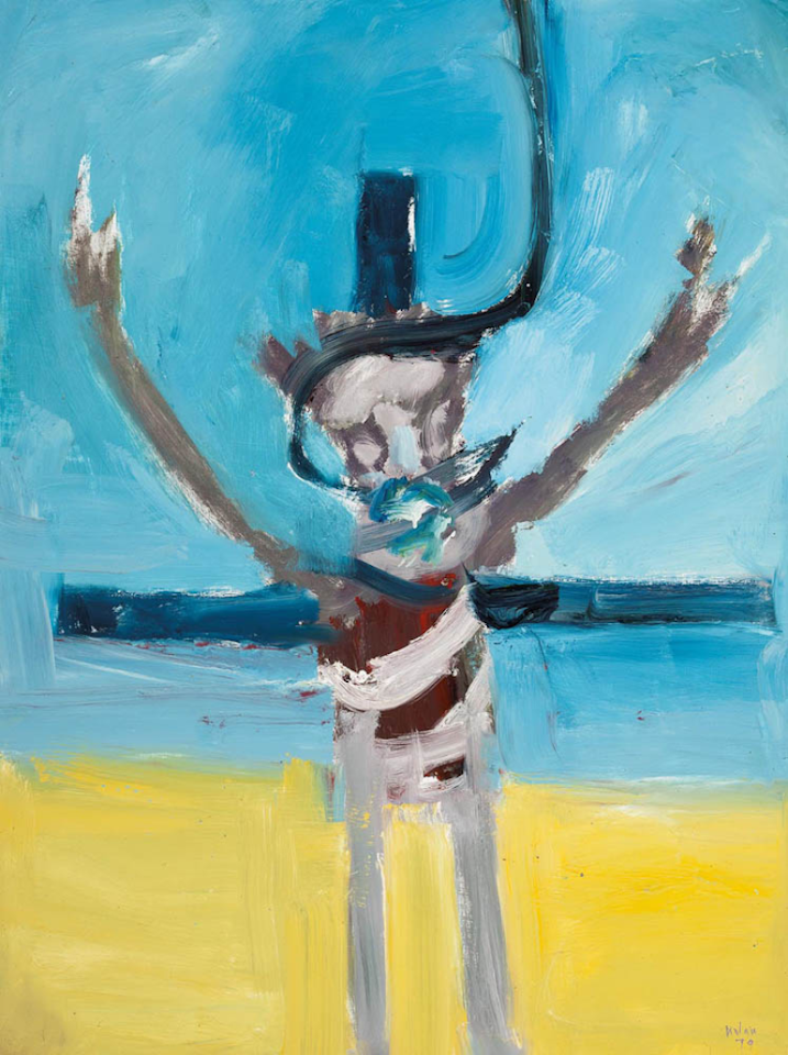 Hanged Crucifix by Sidney Nolan