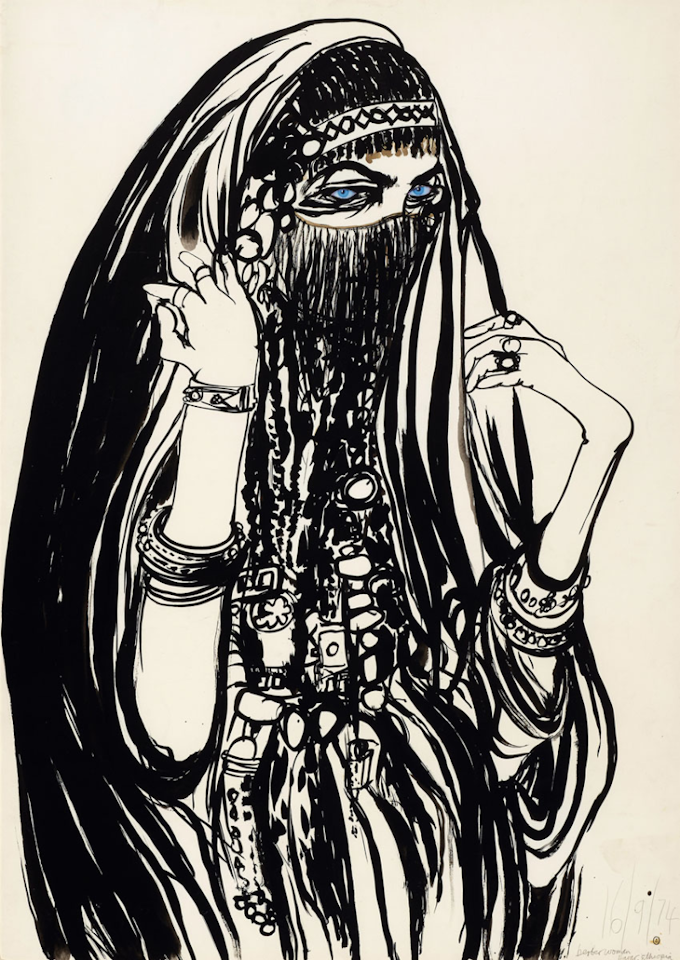 Foreign Devil (from the Silk Road series) by Sidney Nolan