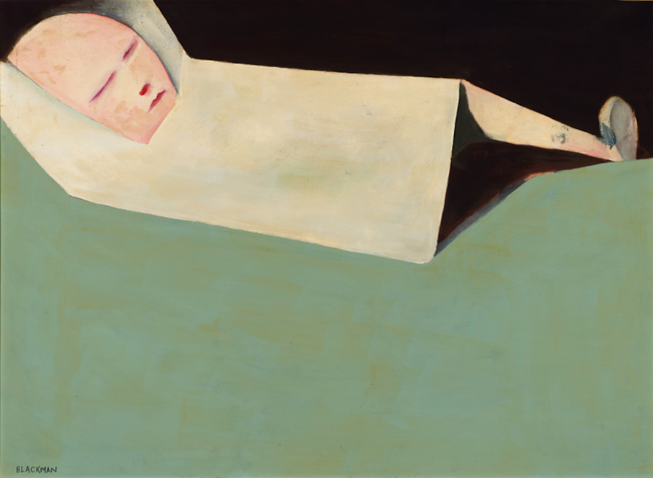Sleeping Figure c1954 by Charles Blackman