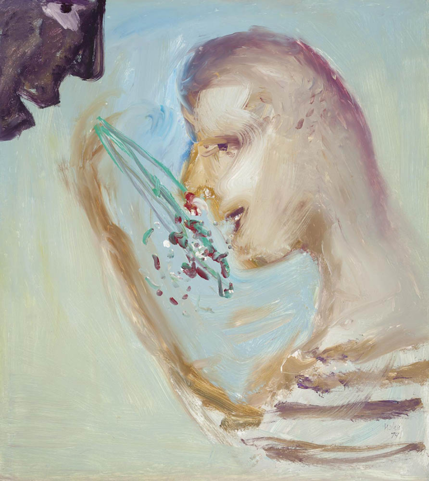 Girl and Flowers by Sidney Nolan