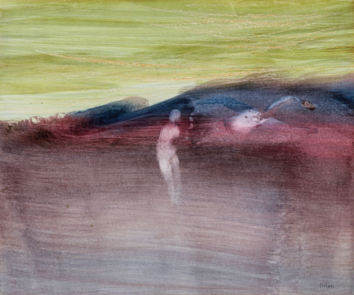 Leda and the Swan by Sidney Nolan