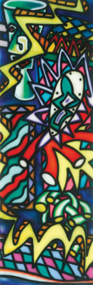 Zappo (Cityscape Mural) by Howard Arkley