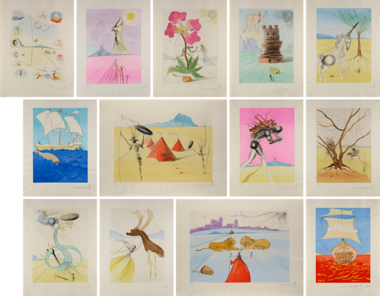 The Twelve Tribes of Israel by Salvador Dali