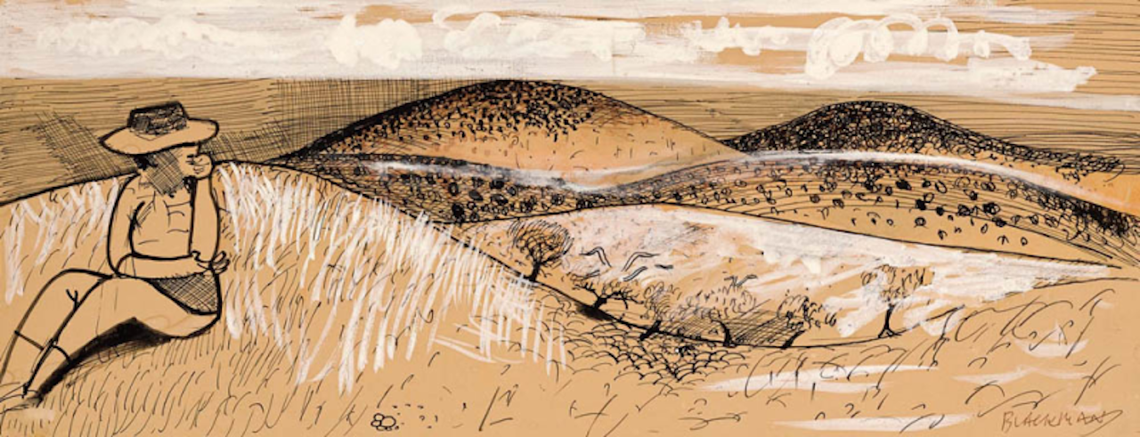 Down to the Sea, Mornington Peninsula by Charles Blackman