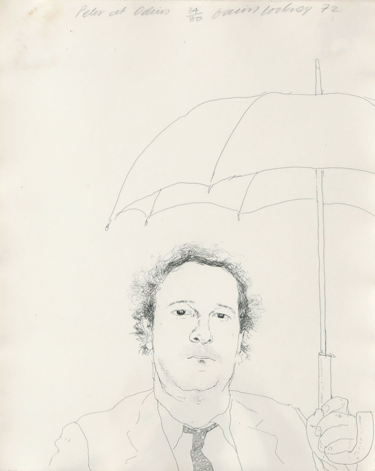 The Restaurateur by David Hockney