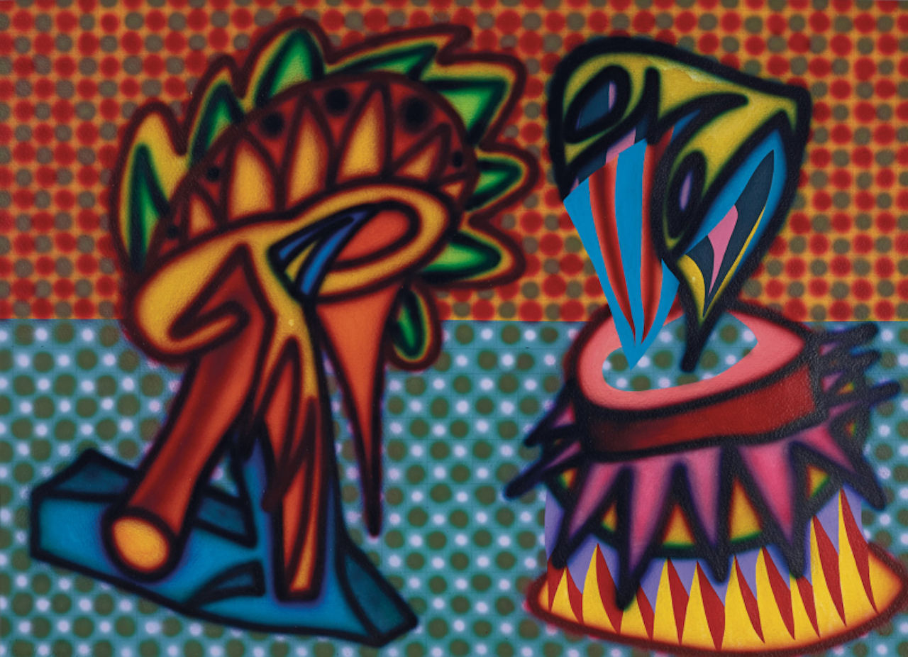 Stapelia-Peduncle (also known as Neocummgii) by Howard Arkley