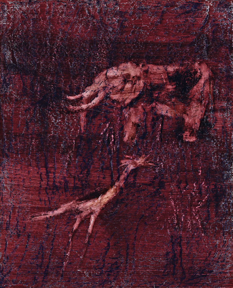 Elephant and Bird by Sidney Nolan