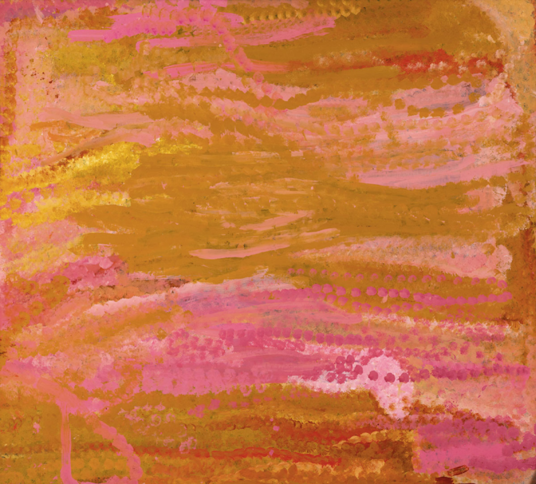 Alatyite - Spinifex Tuber by Emily Kame Kngwarreye