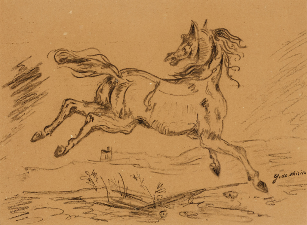 Untitled (Study of a Horse) by Giorgio de Chirico