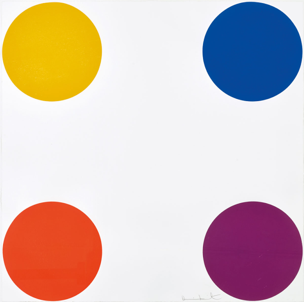 Norleucine (from 12 Woodcut Spots) by Damien Hirst