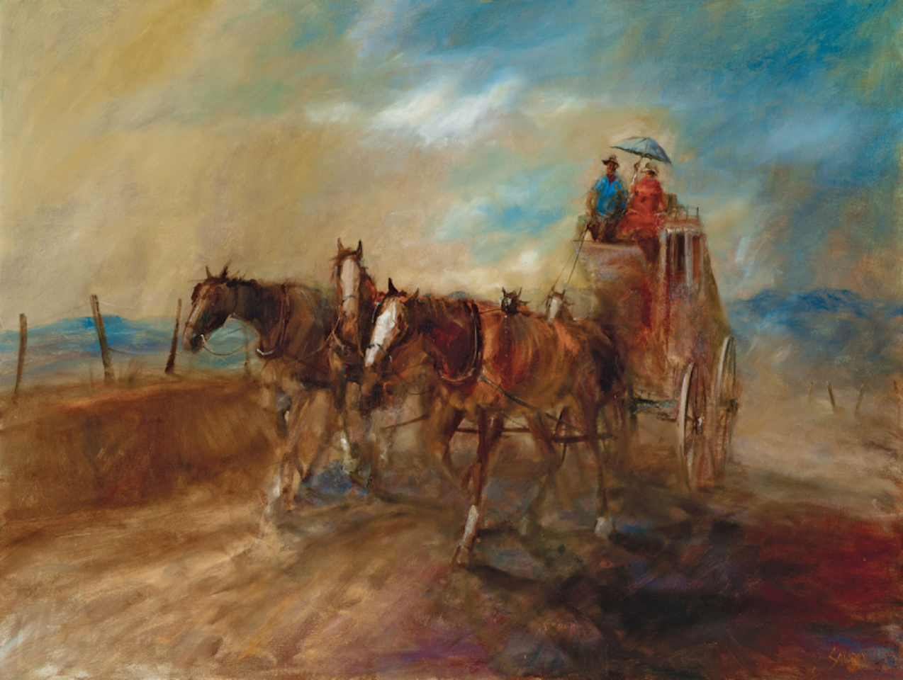At the Top of the Rise by Hugh Sawrey