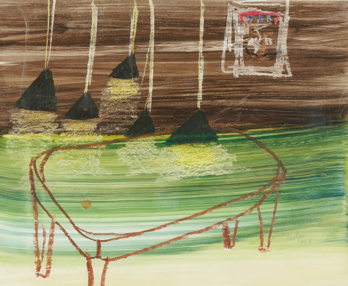 Billiard Table by Sidney Nolan