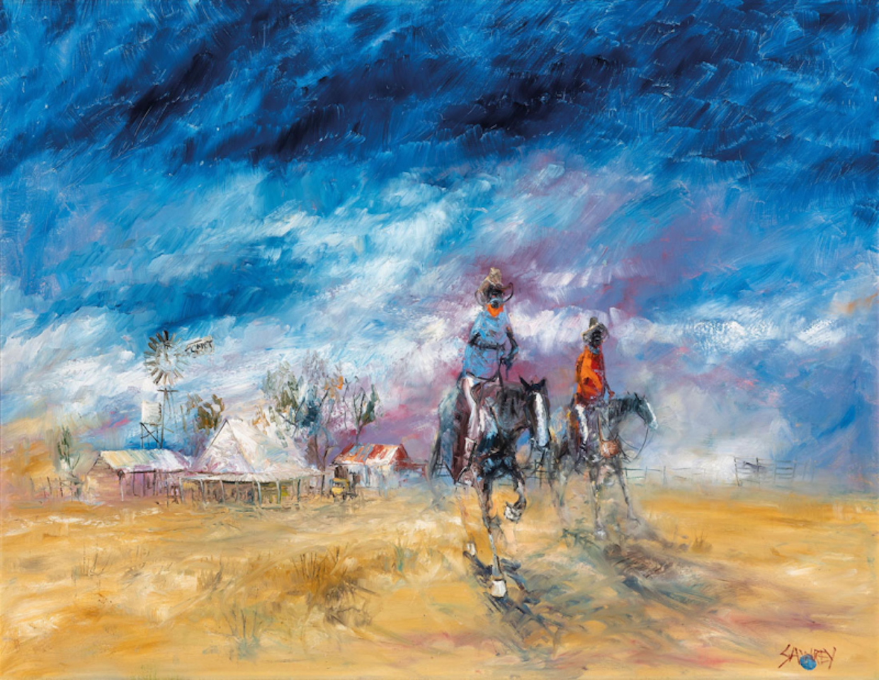 The Musterers by Hugh Sawrey