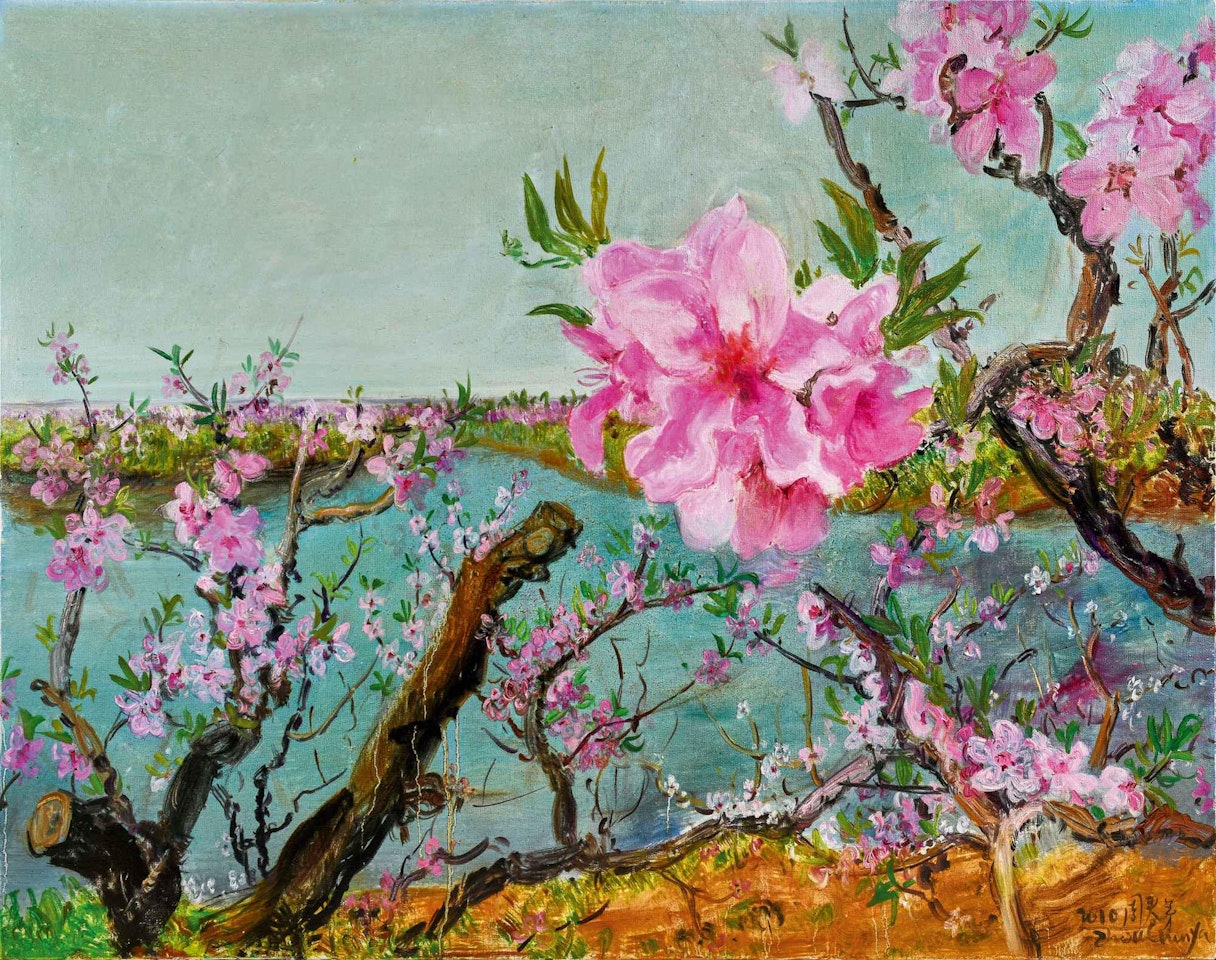 PEACH BLOSSOM by Zhou Chunya