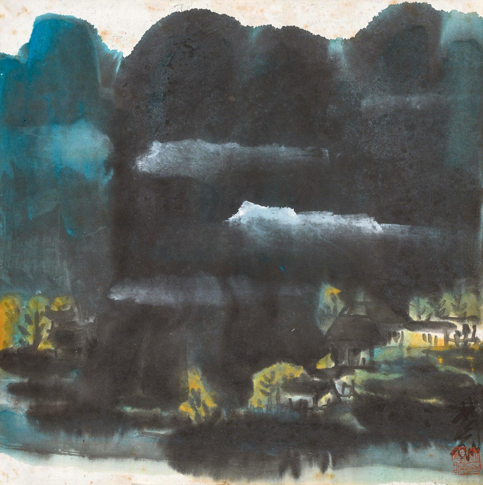 MOUNTAIN SCENERY by Lin Fengmian